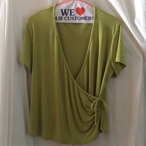 AGB Byer California cross over blouse